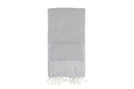 Mijölnir Toalla de Playa Fouta Retro - Antracita (90 x 175)